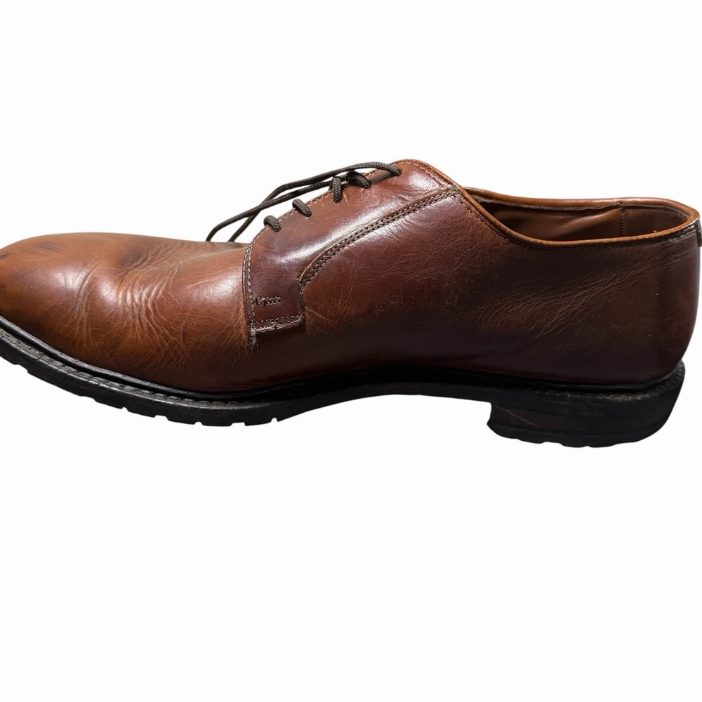 ALLEN EDMONDS BLACK HILLS BROWN GENUINE LEATHER LACE UP SHOES SIZE 13 - Picture 3 of 10